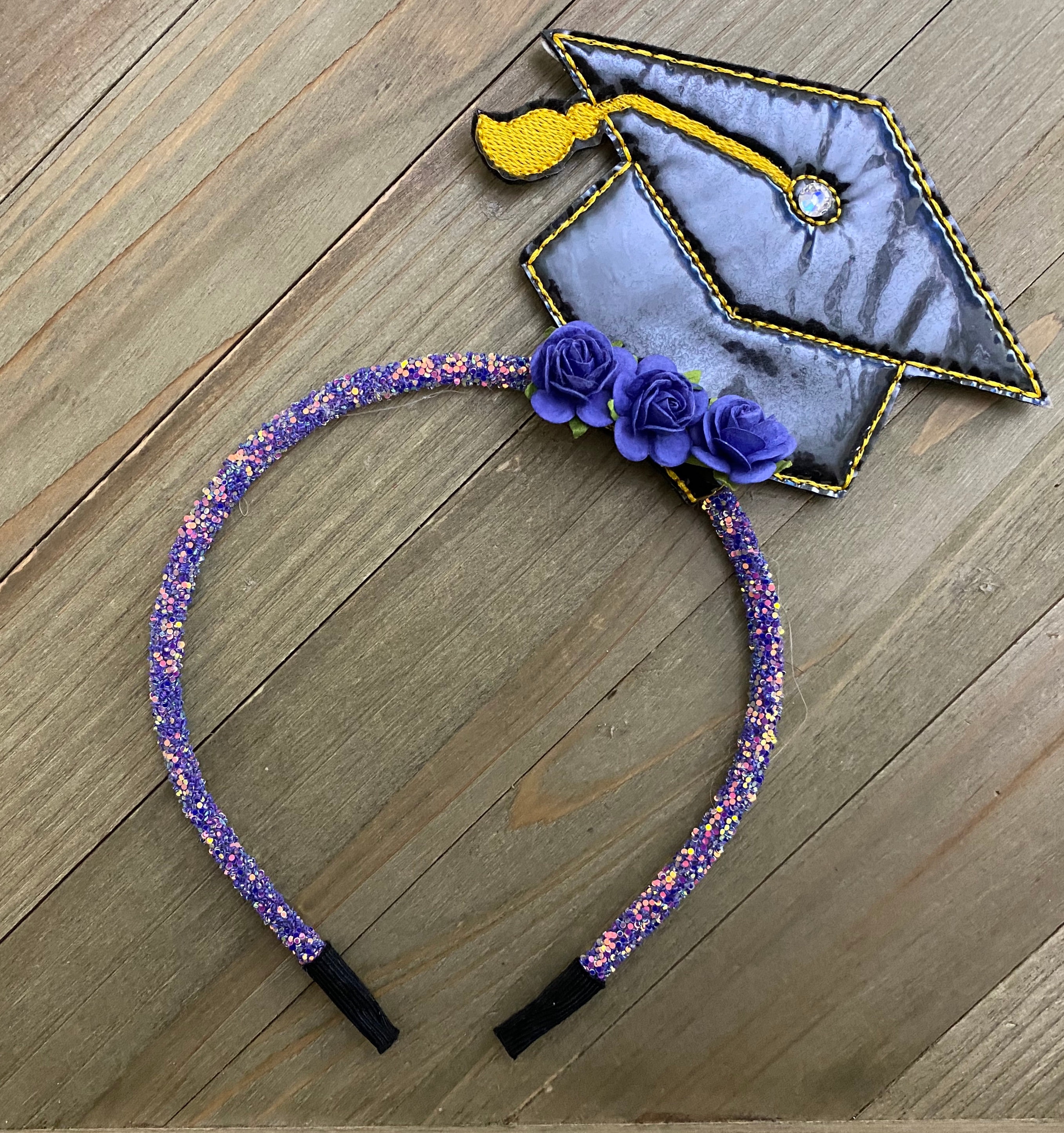 Grad Cap Headband Graduation Cap Graduation Headband Grad Etsy