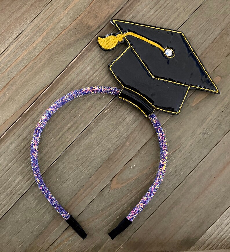 Grad Cap Headband Graduation Cap Graduation Headband Grad Etsy