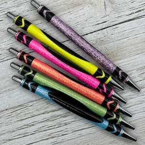 Crayon Glitter Pen, Buntstift, Glitzerstift, Lehrer Geschenk, Gastgeschenke, Buntstifte, Strumpf Stuffer, Schule, Stift, Abschlussgeschenk