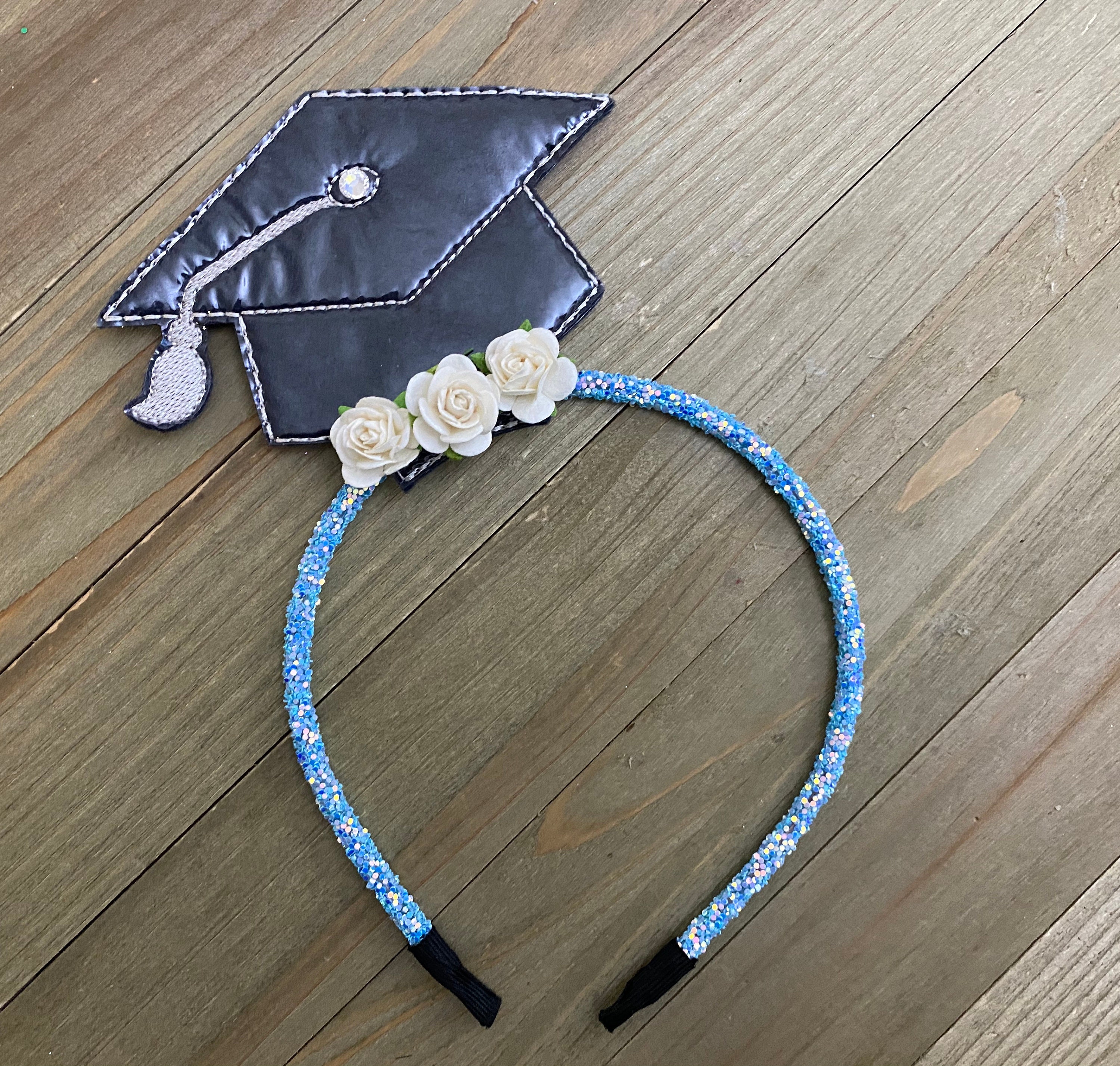 Grad Cap Headband Graduation Cap Graduation Headband Grad Etsy