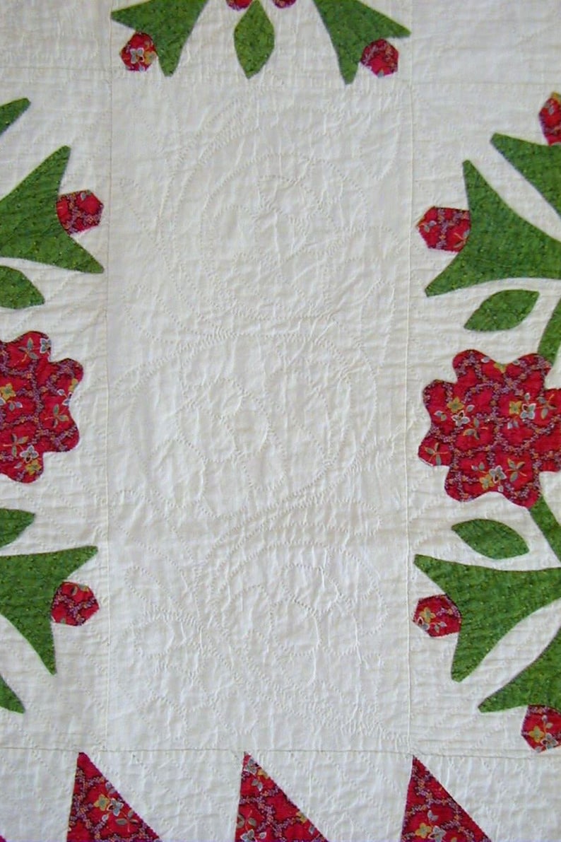 PATAPSCO ROSE WREATH Quilt Pattern With Complete Instructions and