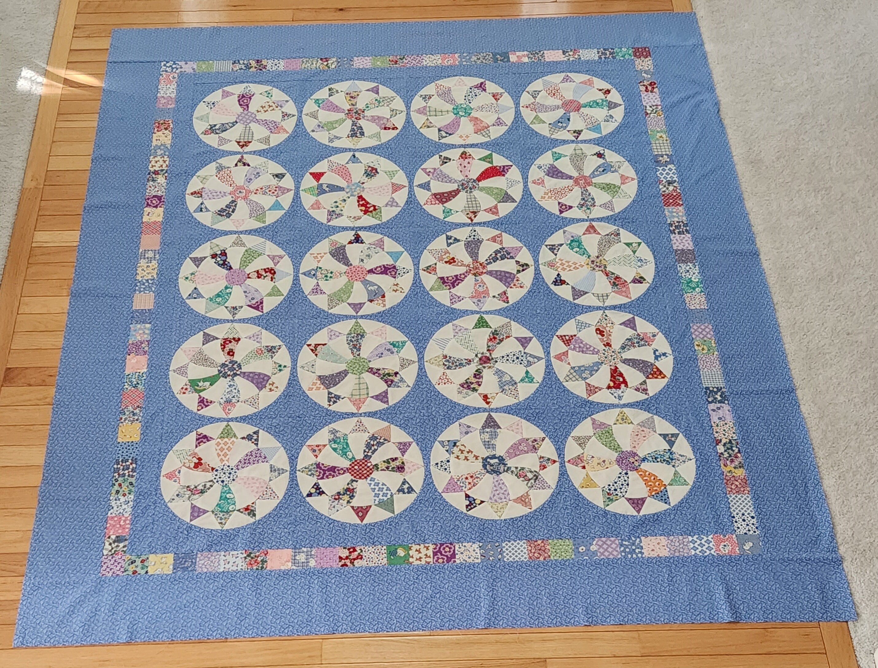 Quilt Roulette Quilt Pattern Swirling Wheel Quilt Pattern/hand Piecing Workshop PDF Download - Etsy