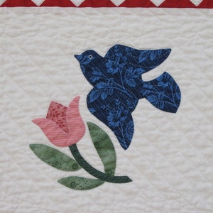 Bluebird Basket Applique Quilt Pattern PDF - Etsy