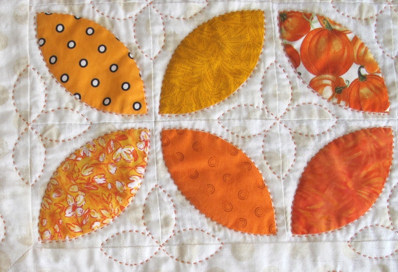 Orange Peel Sampler Quilt Pattern PDF image 1