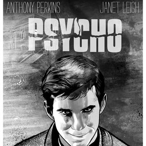 Alfred Hitchcock&#39;s Psycho (Felt Poster)