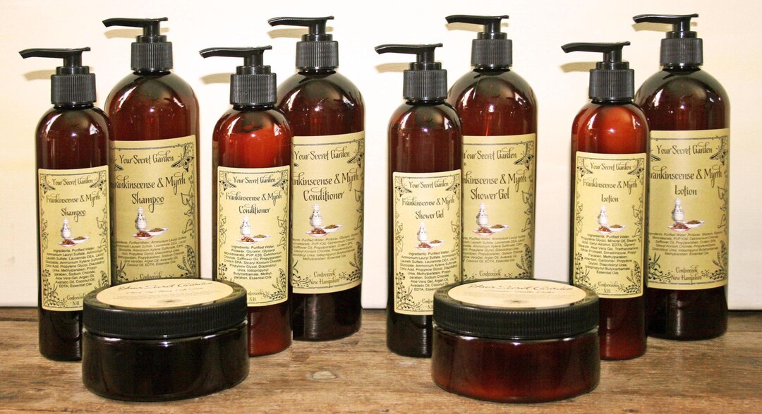 Frankincense & Myrrh Shampoo 8oz. Etsy