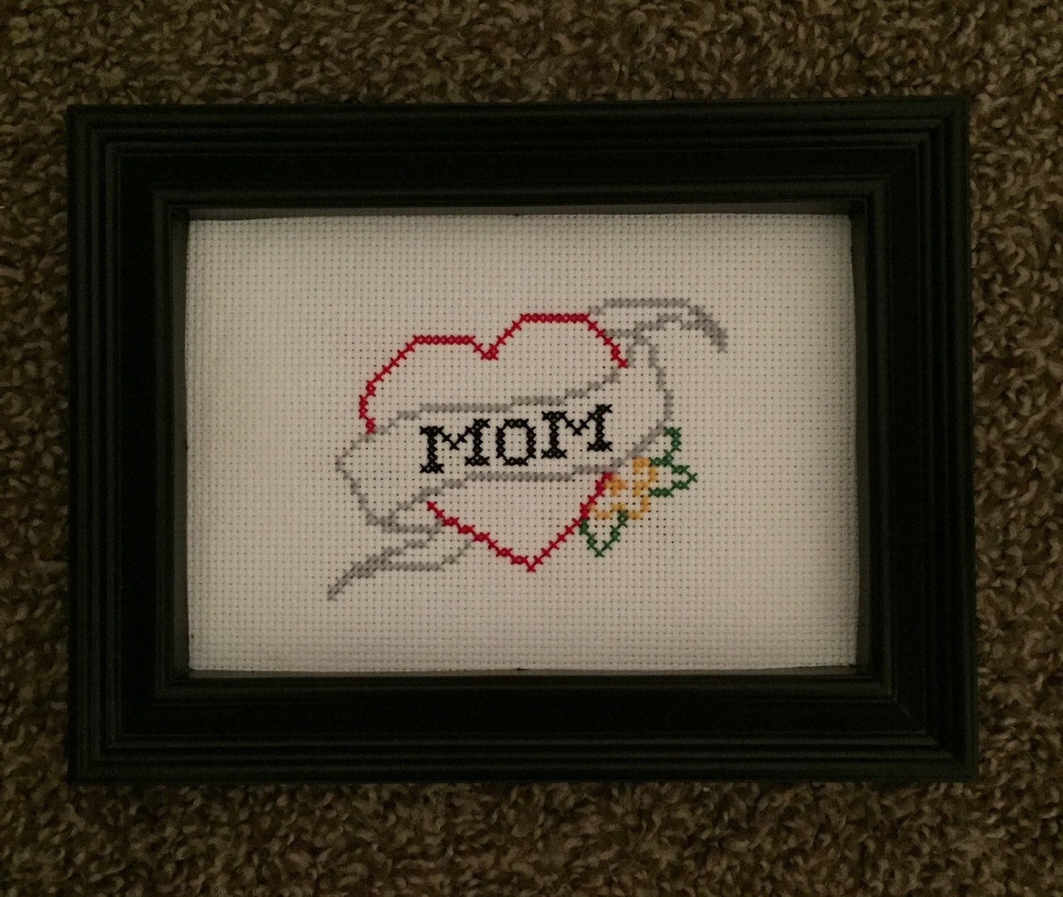 Mom Cross Stitch | Etsy
