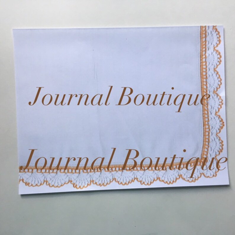 Vintage Handkerchief Printable Autumn Collection Etsy