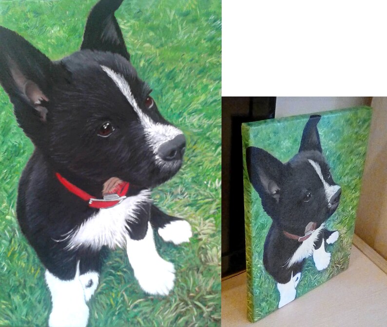 Digital Pet Portrait Commission Portrait Order Pet Portrait Personalized Dog Portrait Personalized Pet Portrait Custom Dog Portrait
