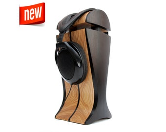 Black hornbeam and Ash, best headphone stand