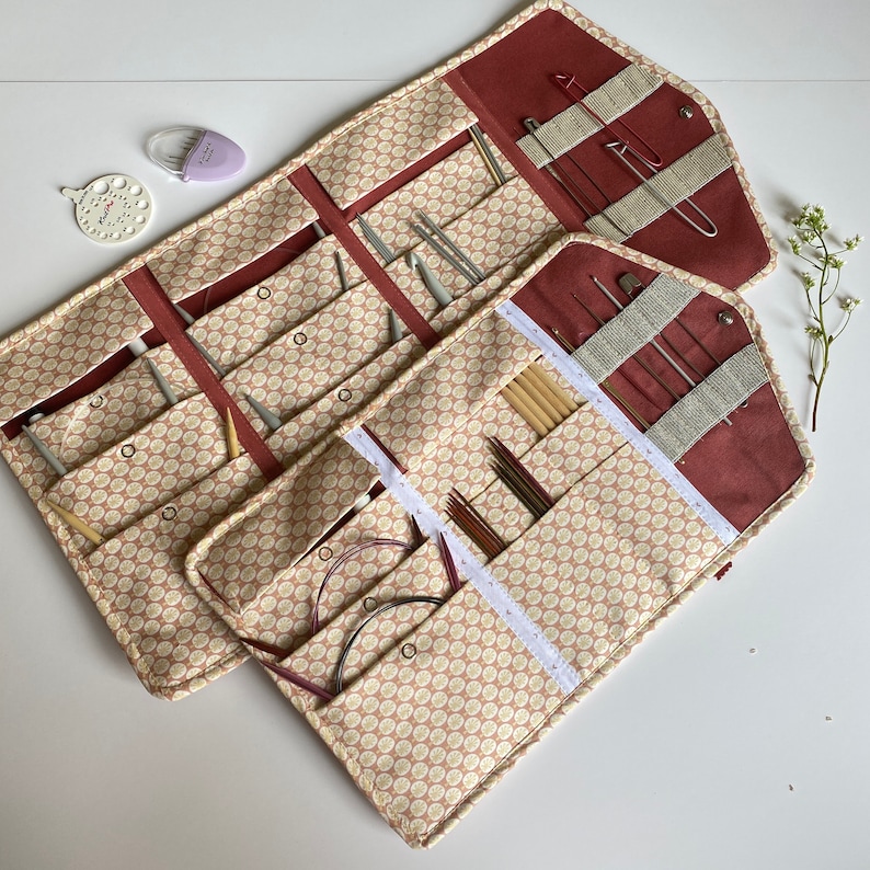 PDF Sewing Pattern Knitting Needle Case in two sizes. PDF Etsy