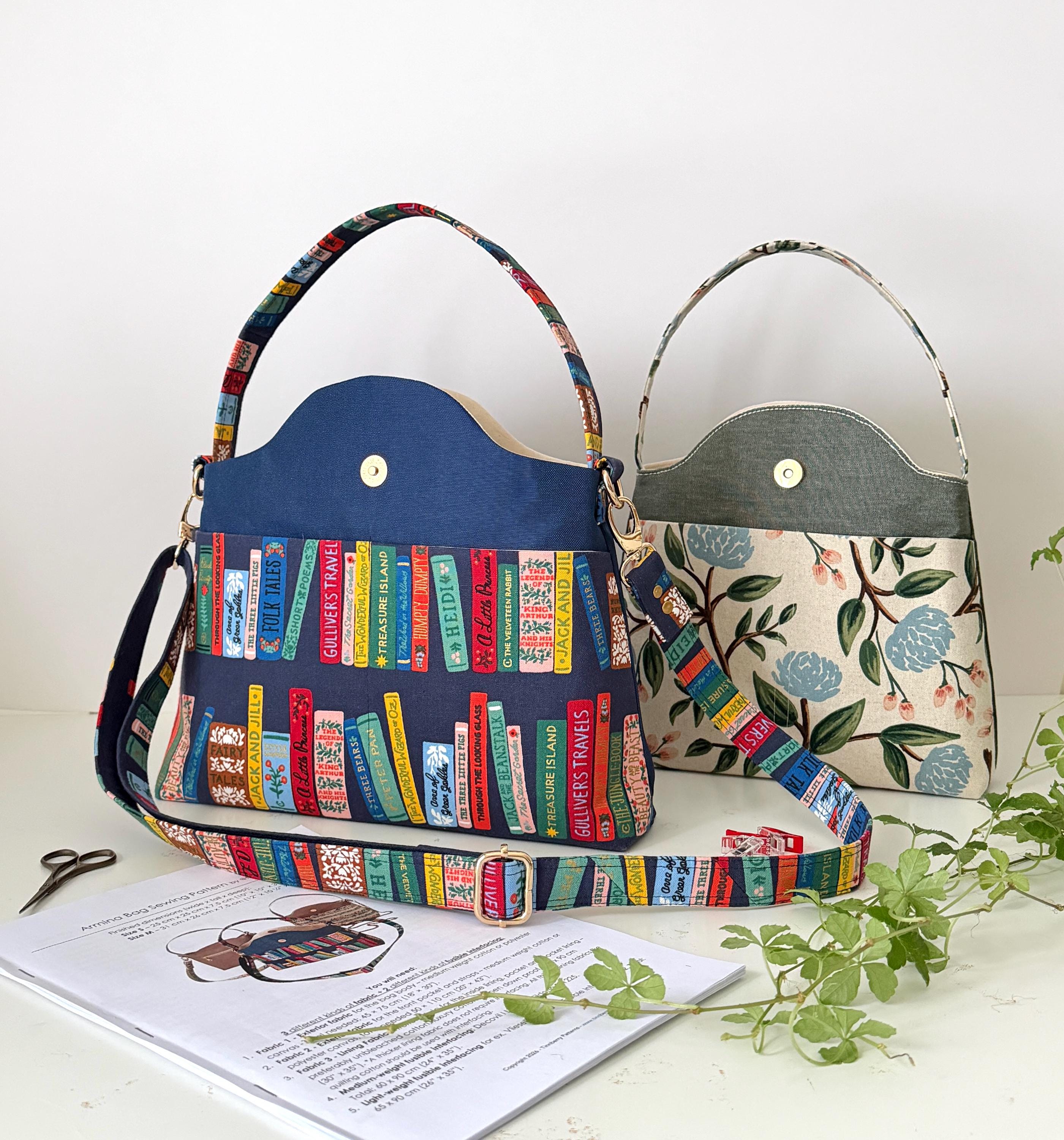 Armina Crossbody Bag Sewing Pattern | Printable Template With Step