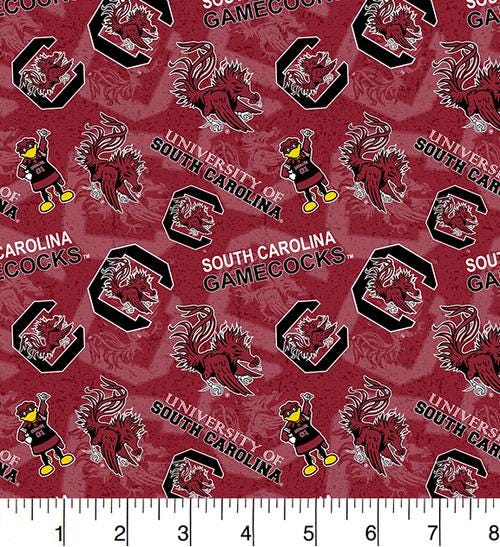 NCAA South Carolina Fighting Gamecocks Baby-Decke – Gewebte Jacquard-Decke, 36 X 116,8 Cm