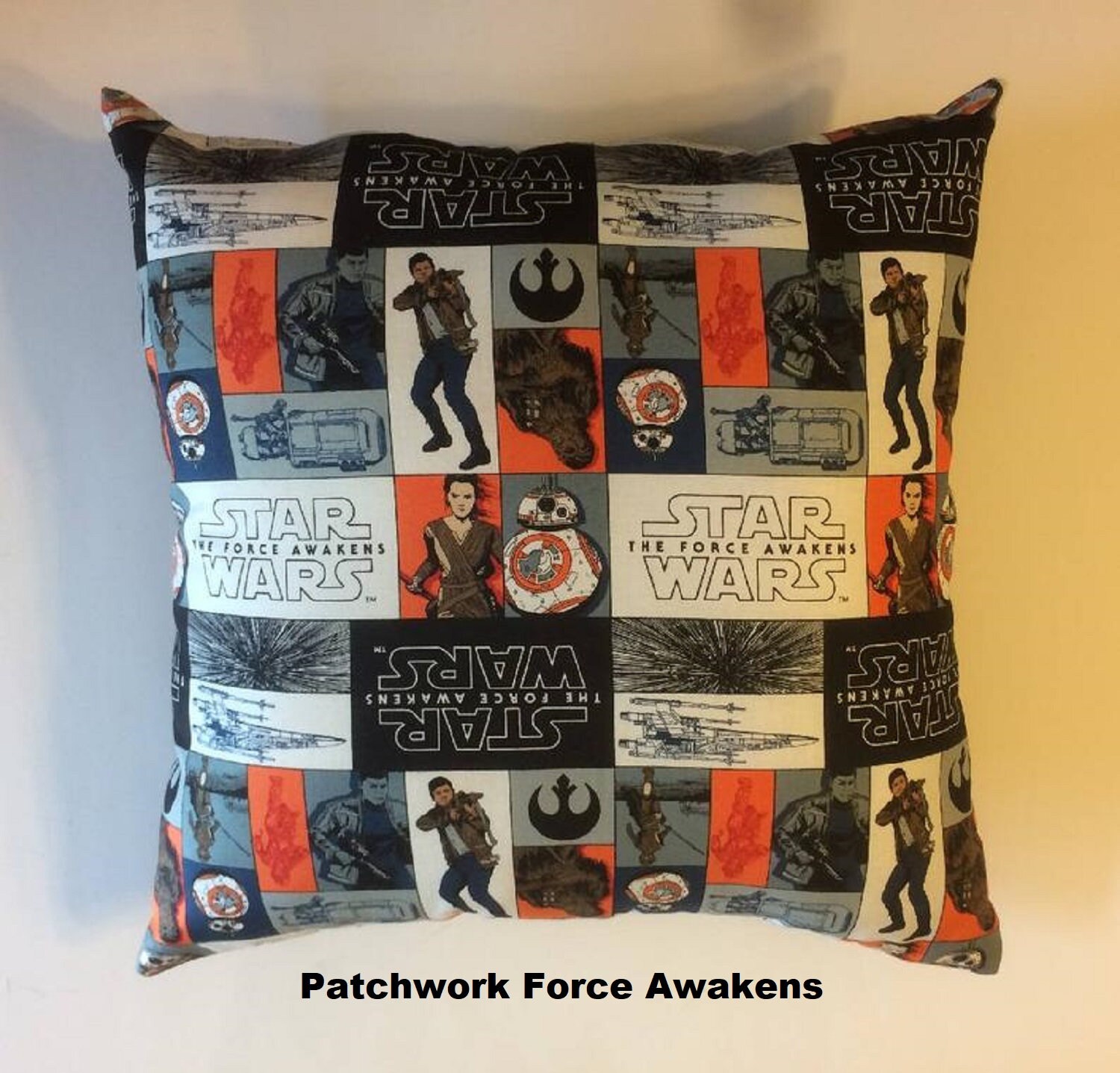 Darth Vader - Star Wars Art - Blue Black Throw Pillow