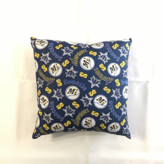 Mlb Seattle Mariners Complete 15 Baseball Throw Pillow Etsy