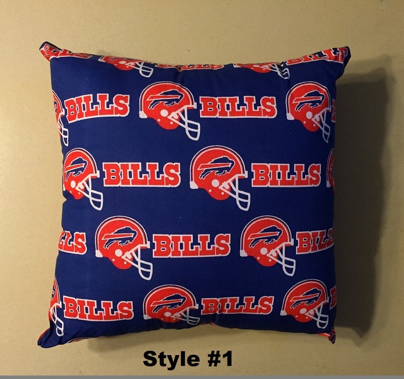 NFL Buffalo Bills Football Throw pillow sports fan Etsy