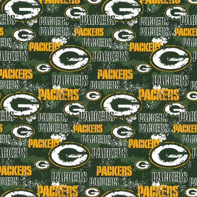 Green Bay Packers Fabric - Etsy