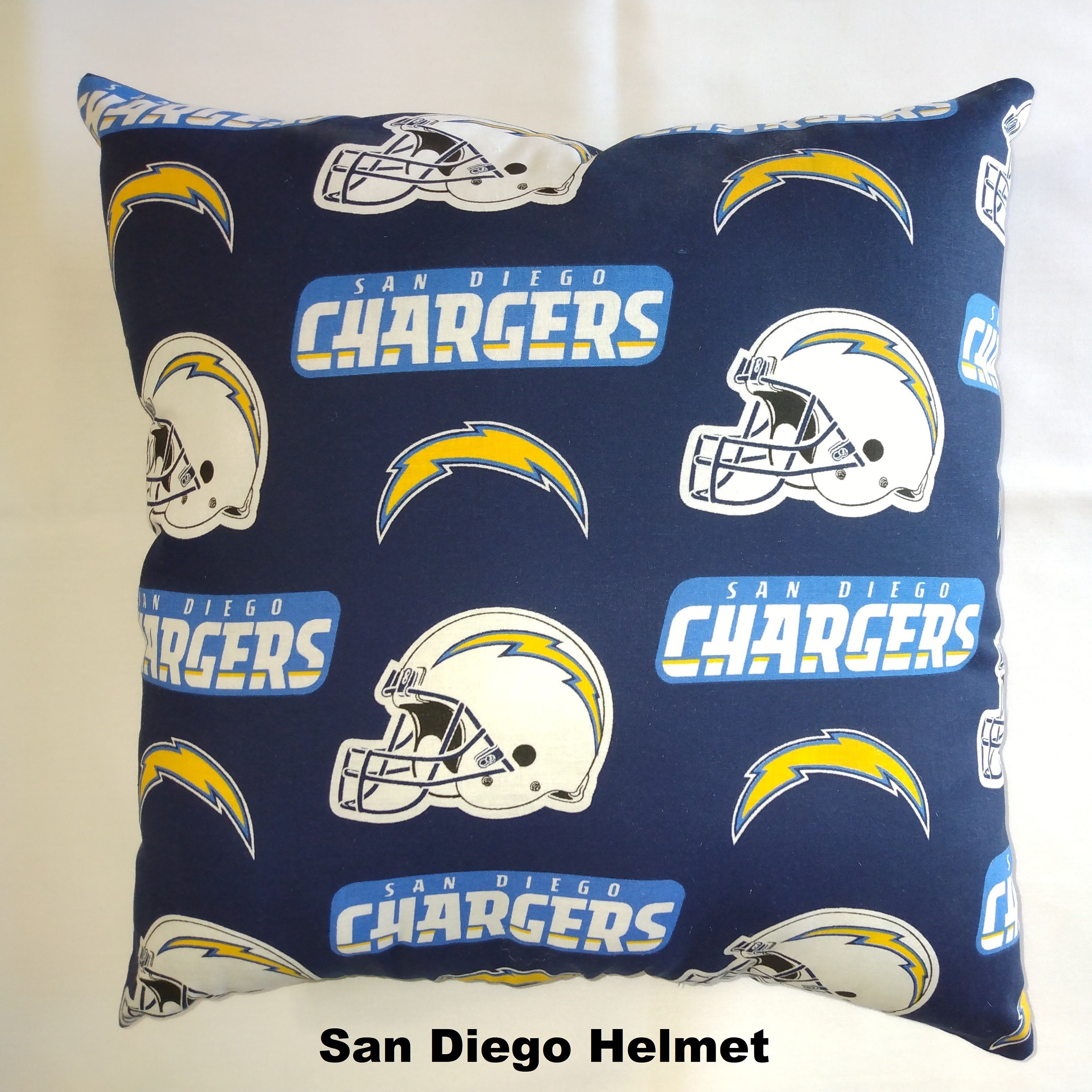 NFL Los Angeles LA CHARGERS Football Throw Pillow Sports Fan - Etsy