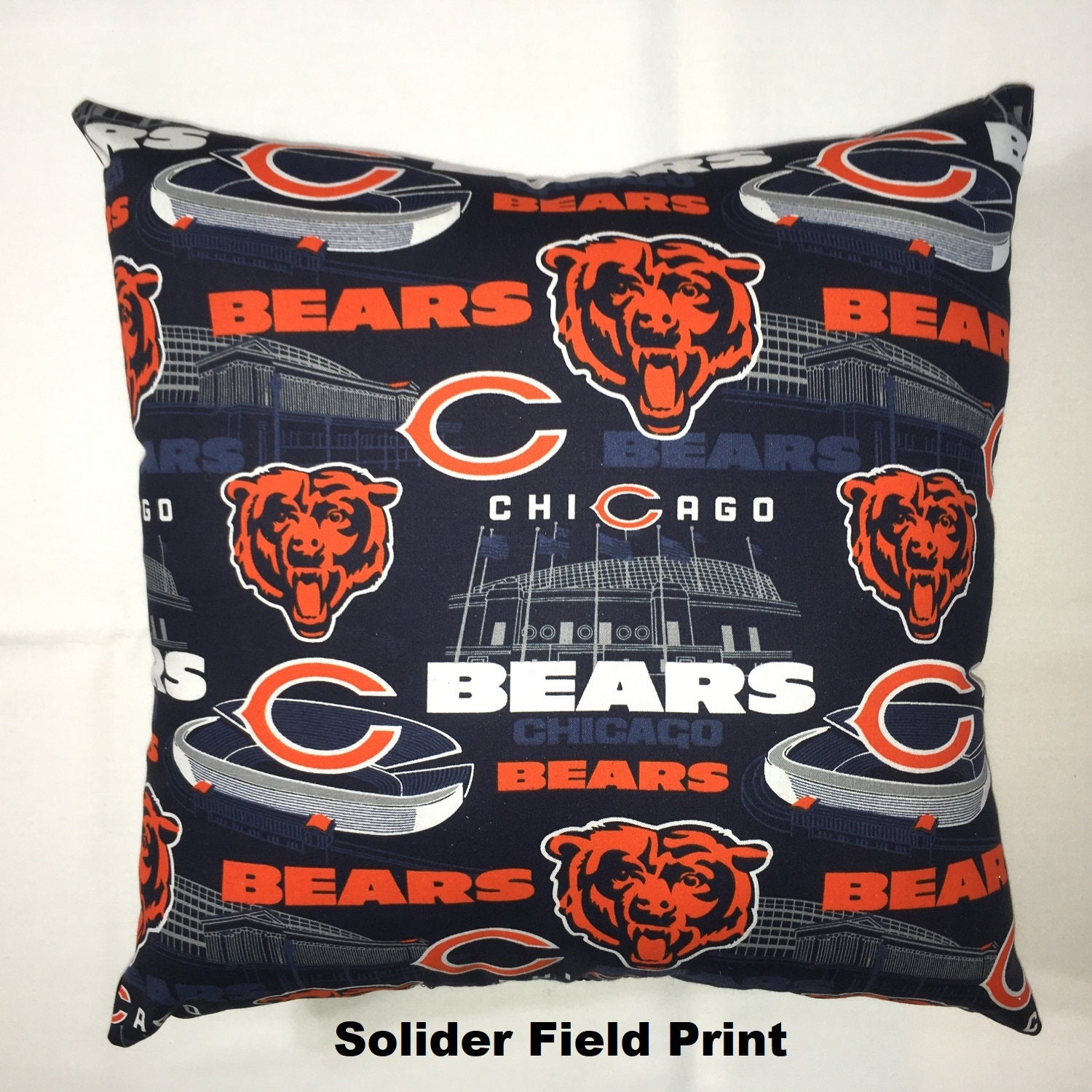 NFL CHICAGO BEARS Complete Football Throw pillow sports fan Etsy