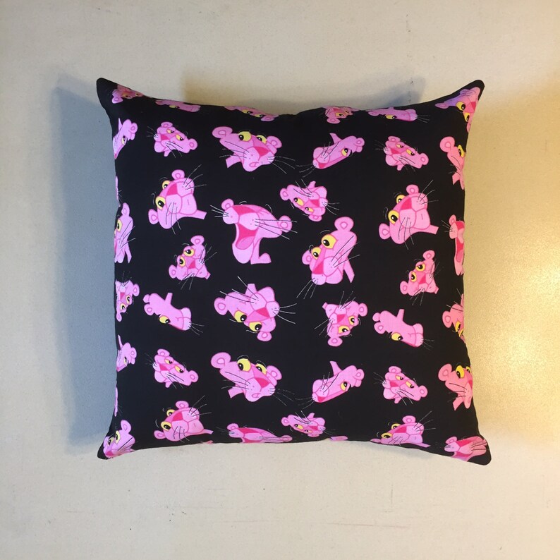New PINK PANTHER Complete TV Movie 15 X 15 Throw Pillow Etsy