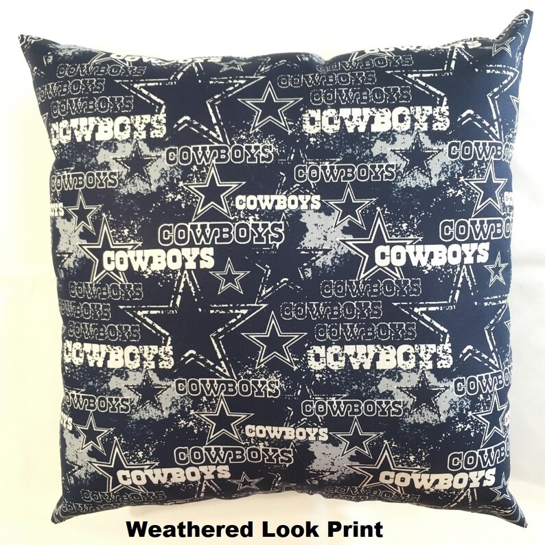NFL Dallas Cowboys Football Throw Pillow Sports Fan Etsy