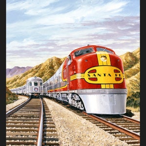 Train,santa Fe Chief Locomotive, 36