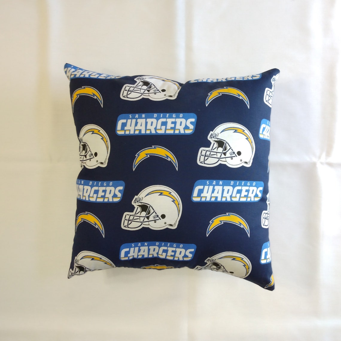 NFL Los Angeles LA CHARGERS Football Throw pillow sports fan | Etsy