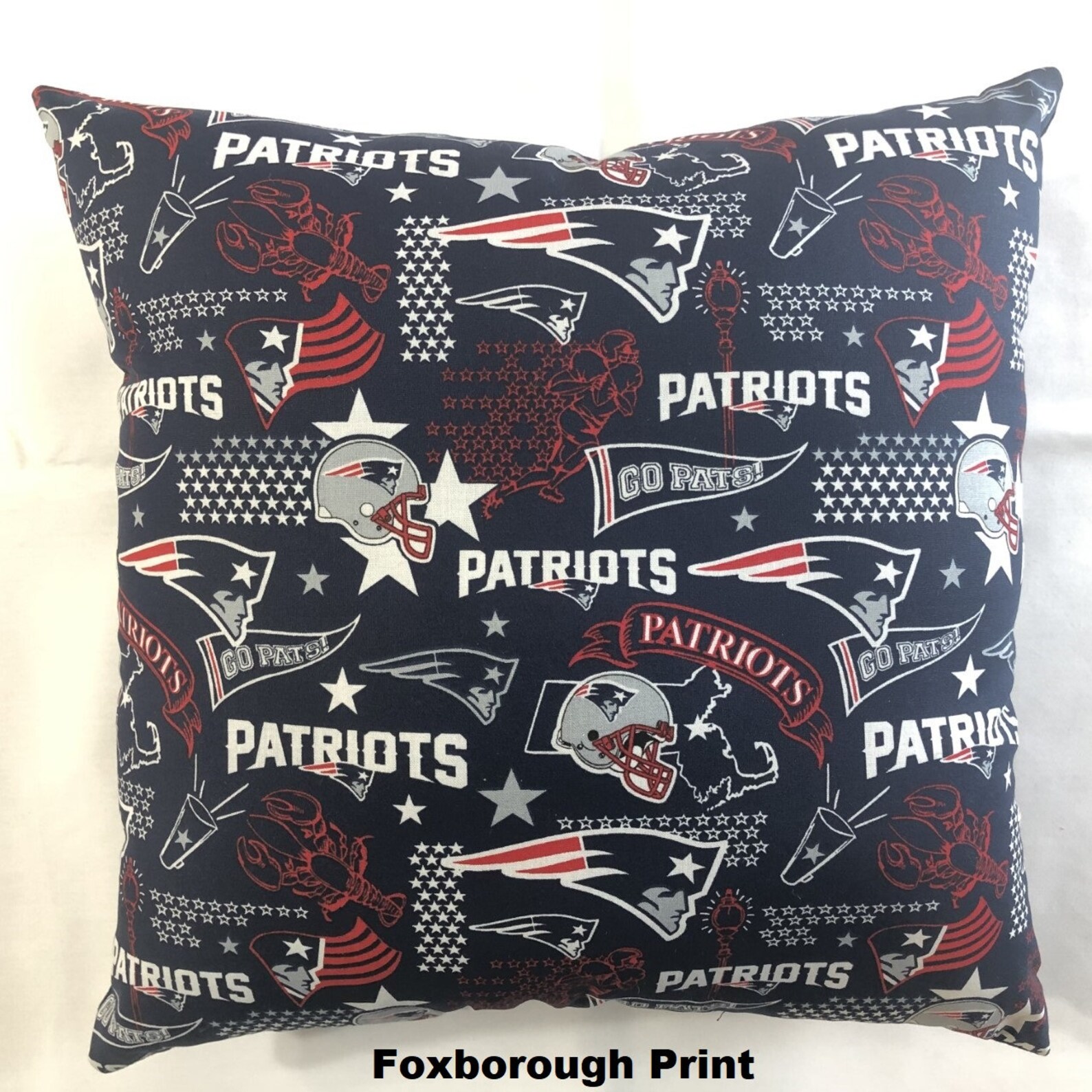 NFL New England PATRIOTS Football Throw Pillow Sports Fan Etsy