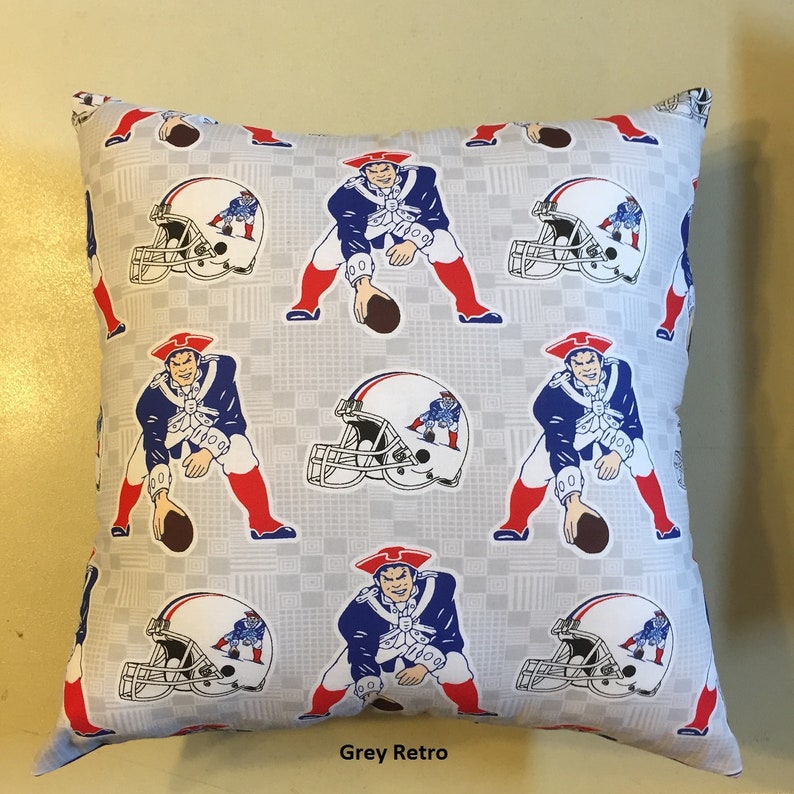 NFL New England PATRIOTS Football Throw Pillow Sports Fan Etsy
