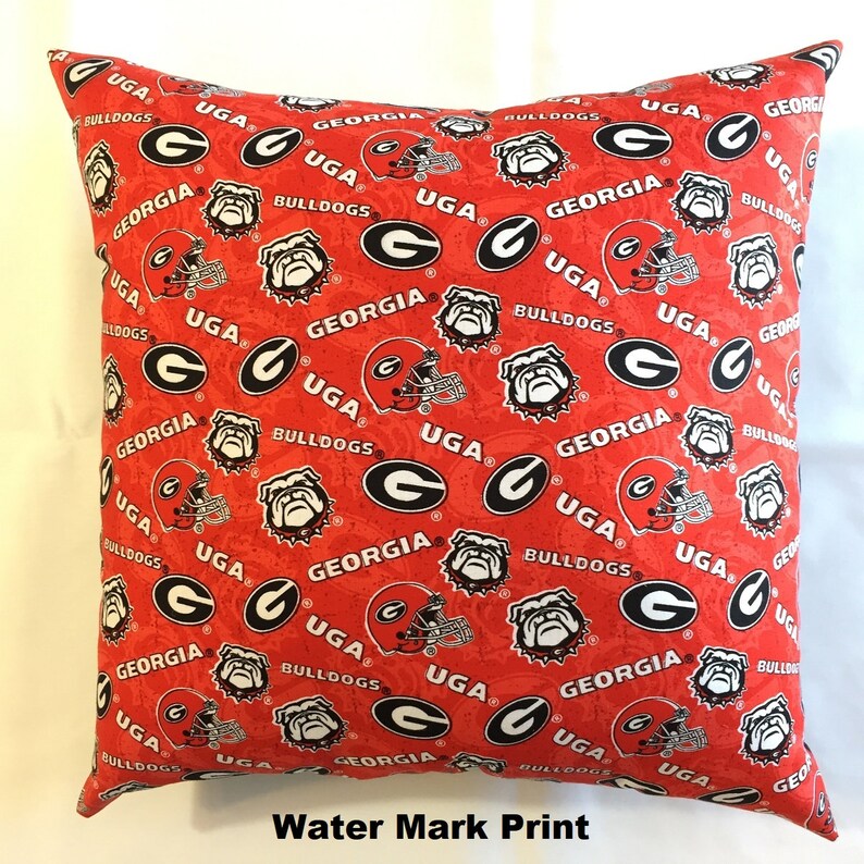 NCAA BULLDOGS Complete 15 College Throw Pillow Etsy