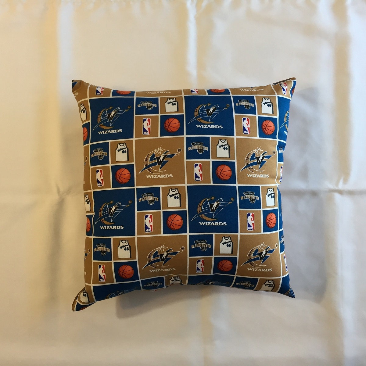 NBA WASHINGTON WIZARDS Basketball Throw Pillow Sports Fan Etsy