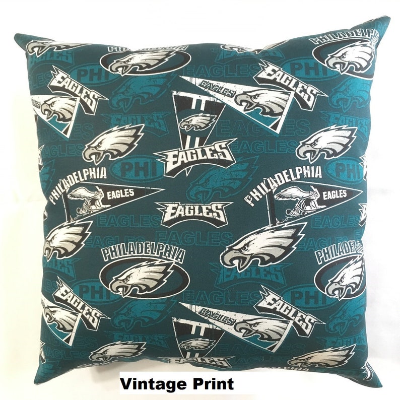 NFL PHILADELPHIA EAGLES Football Throw Pillow Sports Fan Etsy