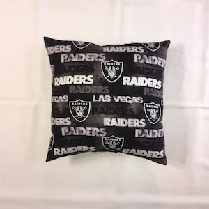 NFL Las Vegas Raiders Wordmark Decorative Throw Pillow
