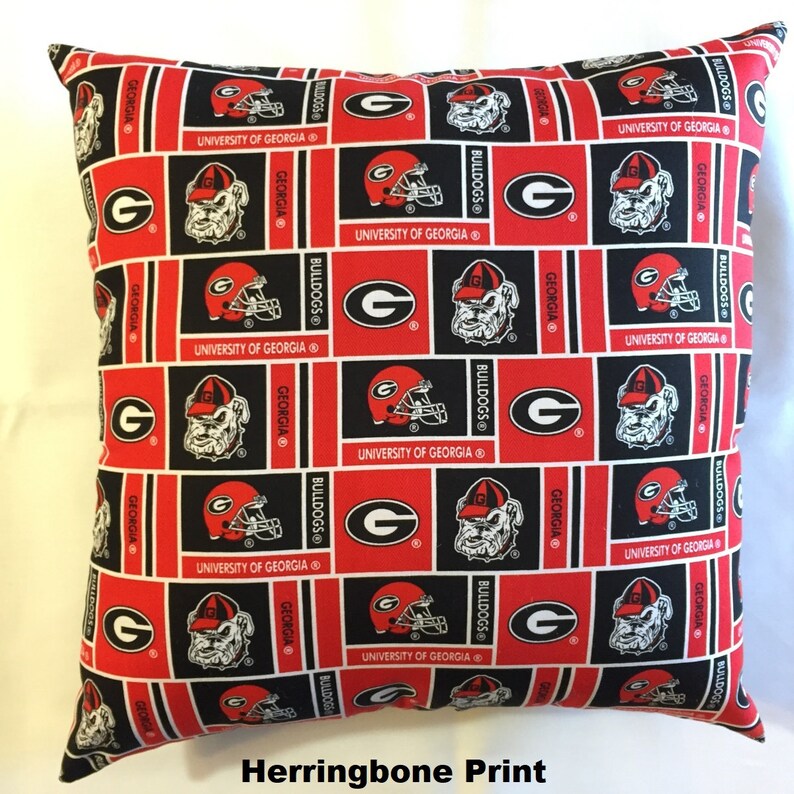 NCAA BULLDOGS Complete 15 College Throw Pillow Etsy