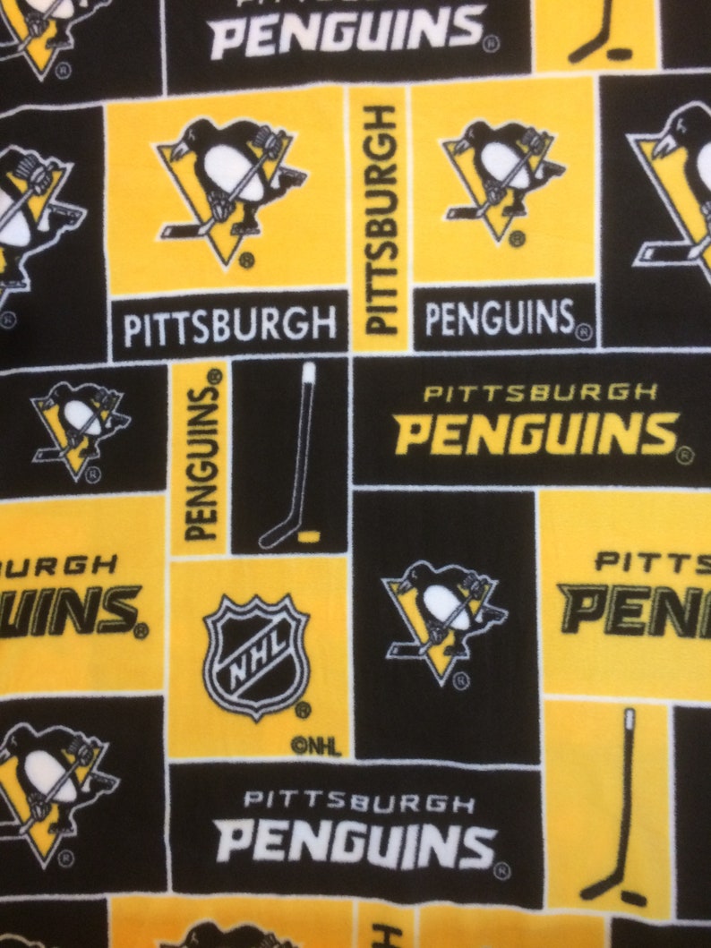 NHL Licensed Hockey Fleece Fabric REMNANTS Material 58 X Etsy