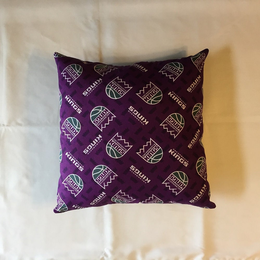 NBA SACRAMENTO KINGS Basketball Throw Pillow Sports Fan Etsy UK