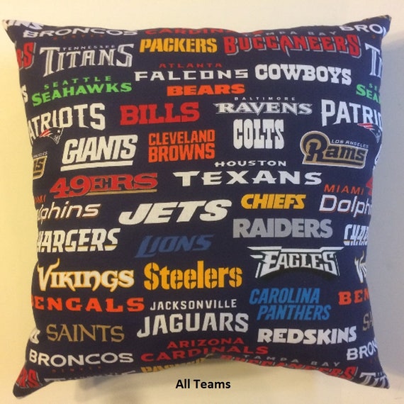 nfl throw pillows
