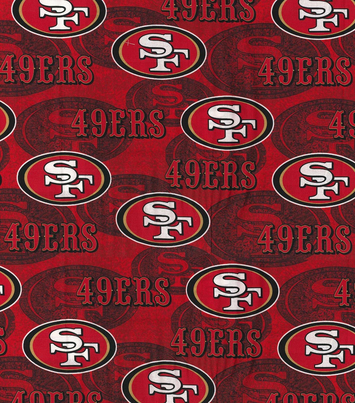 NFL SAN FRANCISCO 49ERS Watermark Print 2 Football 100% - Etsy