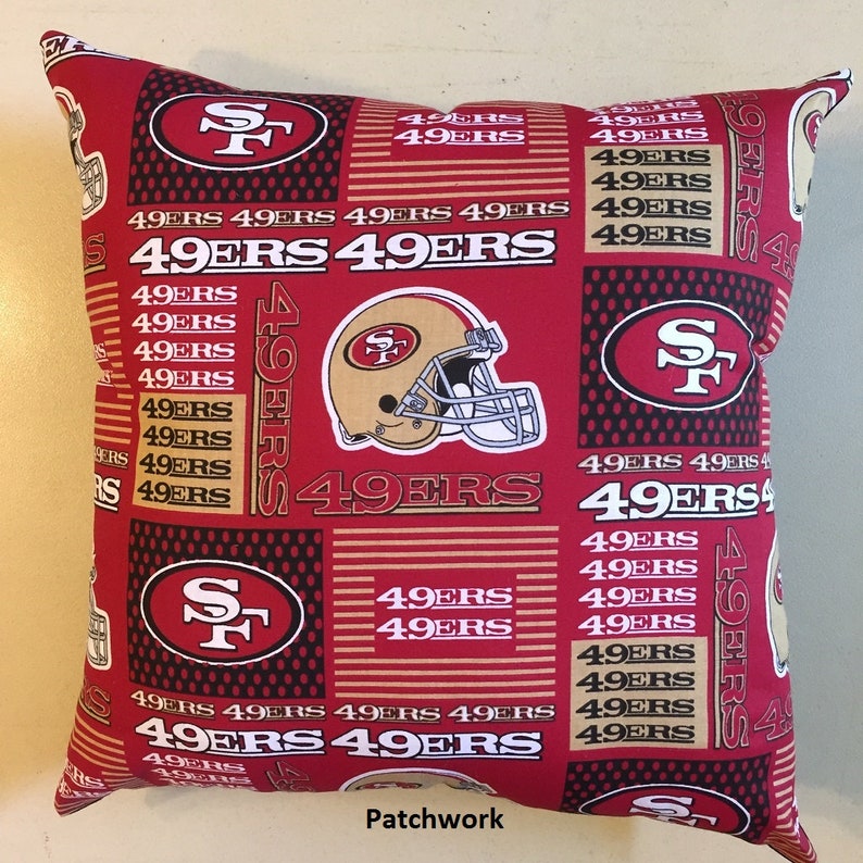 NFL SAN FRANCISCO 49ERS Complete Football Throw Pillow Sports Etsy