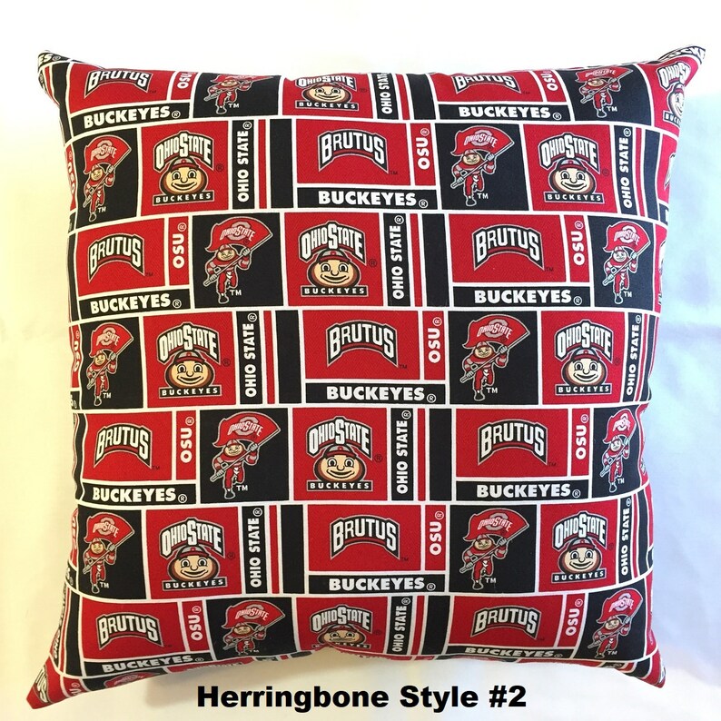 NCAA Ohio State BUCKEYES College Football Throw pillow sports Etsy
