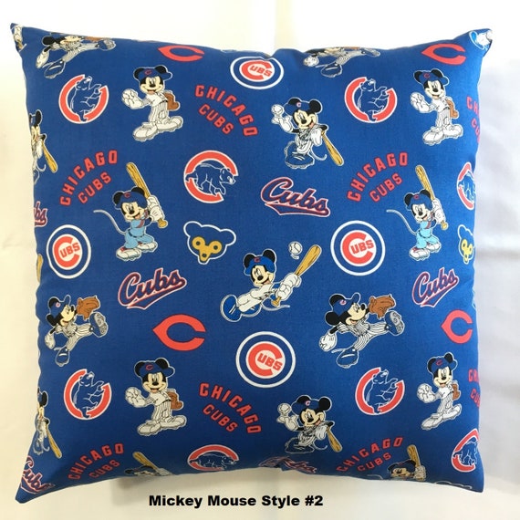 Chicago Cubs Baseball Fabric Personalized Pillow Best value for high