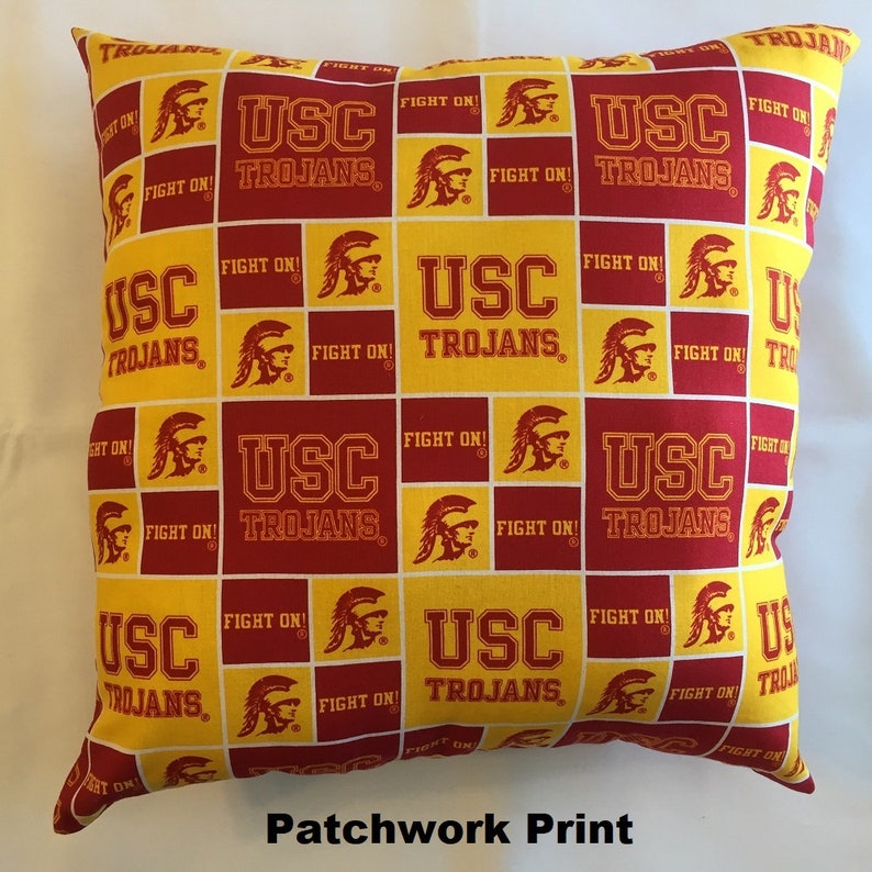 NCAA USC Trojans College Throw pillow sports fan decorative Etsy