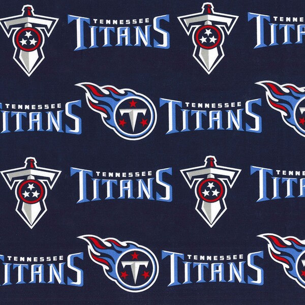 NFL TENNESSEE TITANS New Dark Allover 100% cotton fabric material you choose length licensed; Crafts, Quilts, Home Decor, Clothing