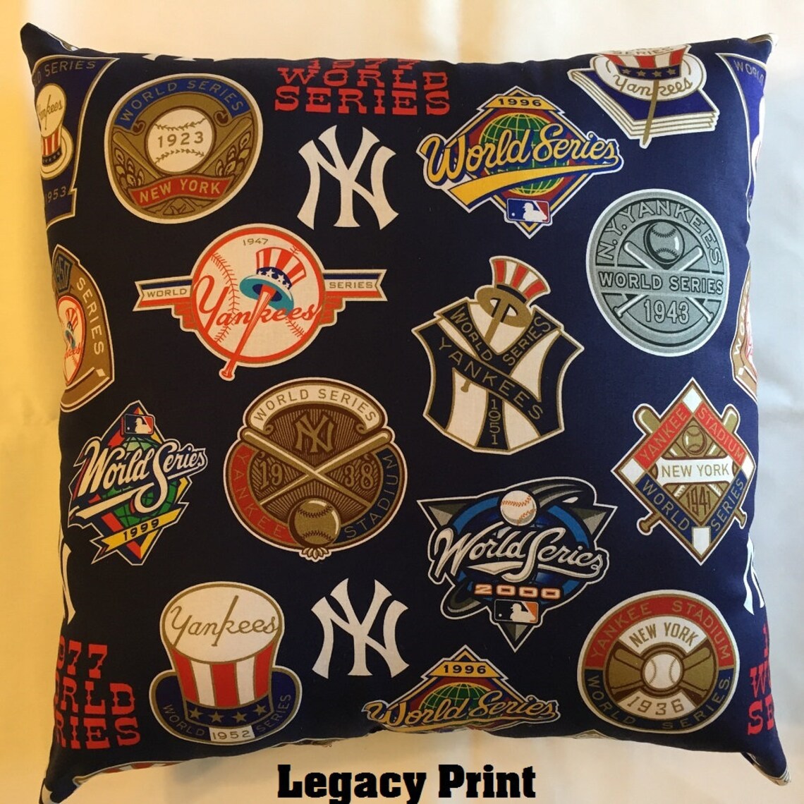 MLB New York Yankees Complete 15 Baseball Throw pillow Etsy