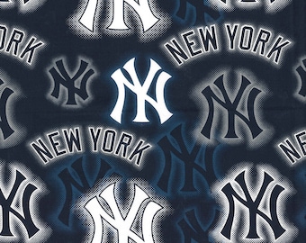 MLB New York Yankees Cooperstown Cotton Fabric - Etsy