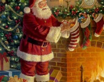 Norman Rockwell ジョリーポストマン 　メリークリスマス Amazon.com: Norman Rockwell Jolly Postman Prints Christmas Wall