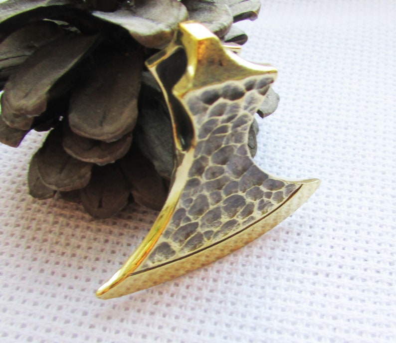 viking/'s axe mens pendant Big axe pendant bronze handcrafted