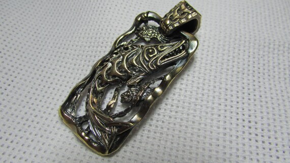 fish bone pendant