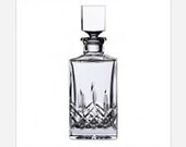 New in Box WATERFORD 39 LISMORE 39 Crystal Square DECANTER - perfect