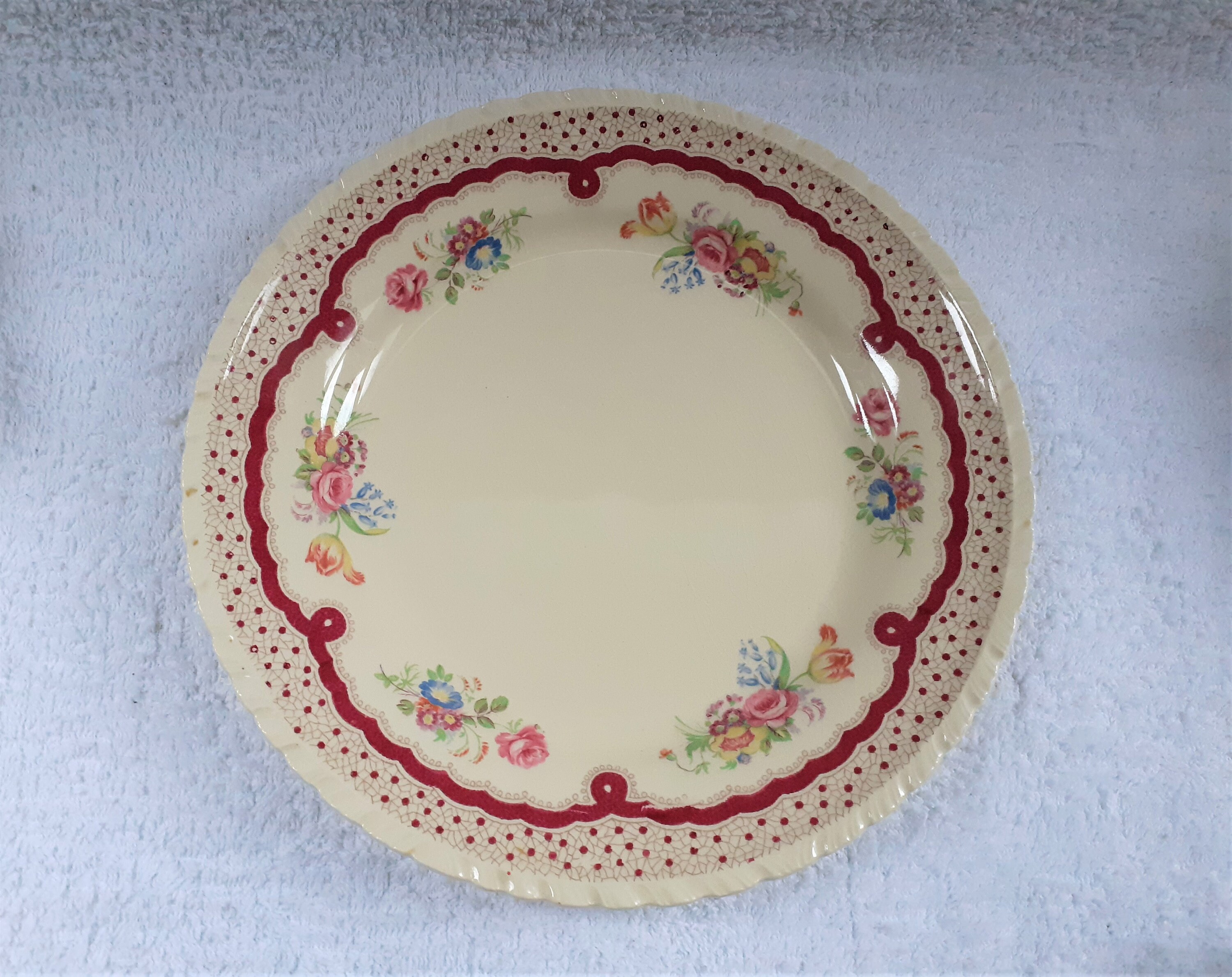 New Hall HANLEY Set of 6 DINNER PLATES 10'' Etsy UK